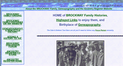 Desktop Screenshot of brockway.ancestryregister.com