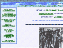 Tablet Screenshot of brockway.ancestryregister.com